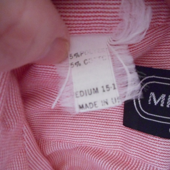 Vintage Red White Short Sleeve Shirt by Mr. Witt - Picture 4 of 7